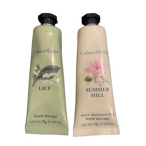 Crabtree Evelyn Hand Cream, Summer Hill and Lilly, 1 oz